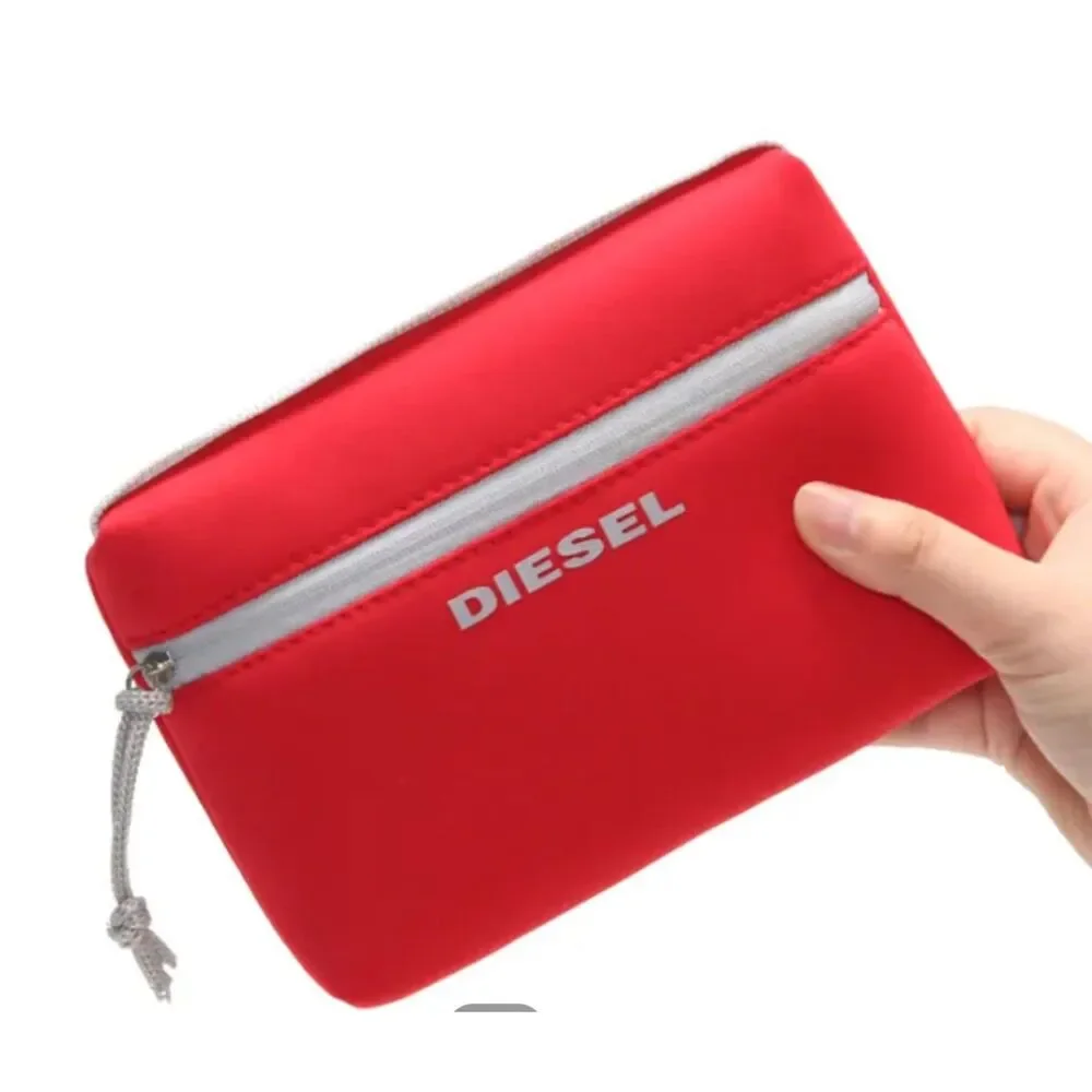 DIESEL Diving Fabric Amenity Pouch Toiletry Bag Cosmetic Bag From Alitalia.